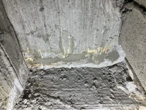 TAPグラウト工法工事施工後2　B1劇場舞台下