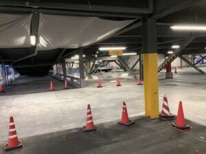 大型商業施設 駐車場床面改修工事施内容③