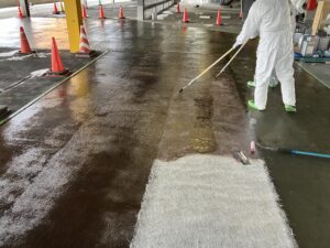 大型商業施設 駐車場床面改修工事施工内容④